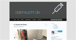 Desktop Screenshot of datensucht.de